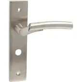 Avenue Deurkruk Op Schild Duo - Rvs - Metaal Rvs - Wc-sluiting - Afstand 63 Mm