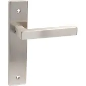 Avenue Deurkruk Op Schild Cubic - Rvs - Blind - Schild 210x46 Mm
