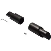 DecoMode Eindknop Gordijnroede Peper Antraciet 28mm 2st