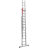Smart Level Ladder Professionele Schuifladder 3-delig 3x8-treeds