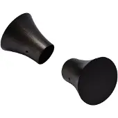 DecoMode Eindknop Gordijnroede Saxo Antraciet 28mm 2st