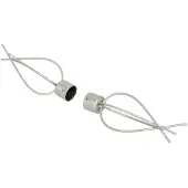 DecoMode Knop Cube Wit Mat 2 Stuks 28mm