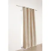 Overig Alaska Verduisterend Kant En Klaar Gordijn Beige 140 X 260 Cm
