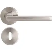 Sencys Deurkruk Op Rozet Milano - Rvs - Metaal Geborsteld - Sleutelgat - 130 Mm