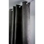 Overig Sweet Lichtdoorlatend Kant En Klaar Gordijn Suède Antraciet 145 X 260 Cm