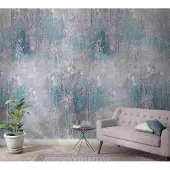 Overig Fotobehang Verweerde Metalen Platen - Blauw - Beige - Paars - 2,70m X 159cm