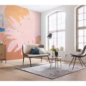 Overig Fotobehang Platanos - Pink - Meerkleurig - 2,80m X 250cm