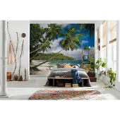 Komar Fotobehang Tropical Sea - Meerkleurig - 2,54m X 368cm