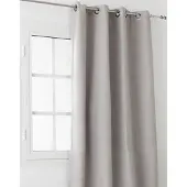 Overig Verduisterend En Isolerend Gordijn Boréal - Grijs - 140 X 260 Cm