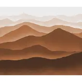 Overig Fotobehang Macchiato Montains - Bruin - 2,50m X 300cm