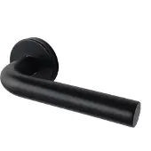 Overig Deurkruk Op Rozet Dolce - Roestvrij Staal - Zwart Mat - 160 Mm