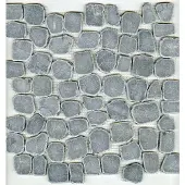Overig Mozaïek Grey Coin - Grijs - Natuursteen - 30x30 Cm - 0,09 M²