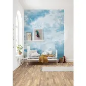 Overig Fotobehang Himmelszelt - Blauw - 2,50m X 184cm