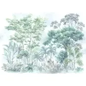 Overig Fotobehang Silva - Groen - 2,50m X 35cm