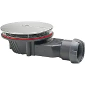 Wirquin Platte Doucheafvoer Slim+ Ø40mm Metaal