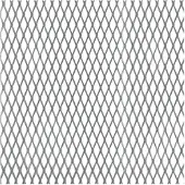 Alberts Metaalgaasplaat - Staal - Brut - Uitgevouwen Metaal - 250x500x1,2mm
