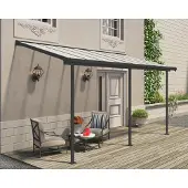 Palram - Canopia Palram | - Terrasoverkapping Sierra - Donkergrijs - 2,2x4,5m