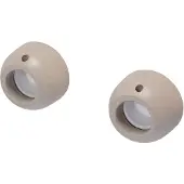 DecoMode Gordijnroede Steunen Idd Taupe 28mm 2 Stuks