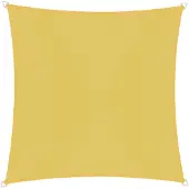 Overig Windhager Schaduwdoek Cannes Vierkant 4x4m Geel