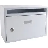 Sencys Suggestiebus - Staal - Wit - 30x30x10cm