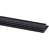 Overig Eindprofiel Metaal - Mat Zwart - 6x9x15mm - Antislip - 190cm