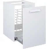 Elita Wastafelonderkast Ness 40cm - Hoogglans Wit Glanzend - Met 2 Lades - 40x62,5x37cm