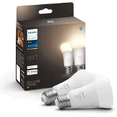 Philips Hue Ledlamp Warm Wit E27 9w 2 Stuks