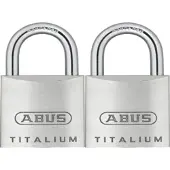 ABUS Combinatie-hangslot Kti11/25 Titalium 2 Stuks