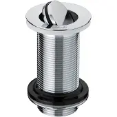 Wirquin Afvoerplug Draaiklep 100mm Chroom