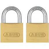 ABUS Hangslotenset Tkb3/40 - Massief Messing Voor Koffers - Behuizing 40mm - Set Van 2 Stuks