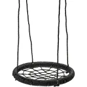 Swing King Swingking Schommel Zwarte Canvas Ø60cm