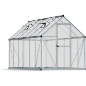 Canopia Tuinkas Mythos 6x12 - Polycarbonaat - Zilver - 370x185x208cm
