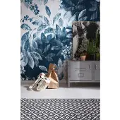 Komar Fotobehang Idyllic Indigo - Blauw - 2,50m X 200cm