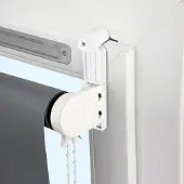 Madeco Klembevestiging Voor Raam Met Ventilatie U17/ Metaal Wit 2st