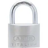 ABUS Hangslot Met Sleutel Titalium Tkti46/60 - Aluminium Voor Poort - Behuizing 60mm