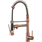 EsseBagno Keukenkraan Big Pro Met Uittrekbare Handdouche Koper