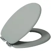 Aquazuro Wc-bril - Mdf - Softclose - Verstelbaar - Quick Release - Grijs