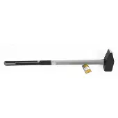 Sencys Moker Voorhamer Glasvezel 4kg Grijs