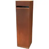 VASP Wandbrievenbus Genua - Staal - Cortenstaal - 32x115,5x32cm