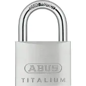 ABUS Hangslot Met Sleutel Titalium Tkti25/50 - Aluminium Voor Poort - Behuizing 50mm