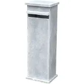 VASP Brievenbus Staande Brussel - Natuursteen - Blauwe Hardsteen - 34x101x28cm