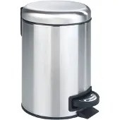 Wenko Pedaalemmer Leman 3l Rvs Glanzend 17x25x22,5cm