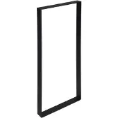Duraline Tafelpoot Plat Staal Mat Zwart 4x38,5x71cm