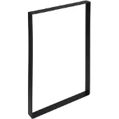 Duraline Tafelpoot Plat Staal Mat Zwart 4x25x35cm