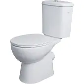 AquaVive Avisio Duoblok Toilet Met Randloze Toiletpot - Wit