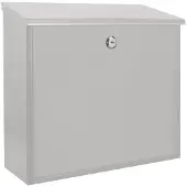 Sencys Wandbrievenbus 50 - Staal En Aluminium - Zilver - 36x36,5x10cm
