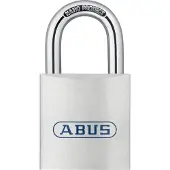 ABUS Hangslot Met Sleutel Titalium Tkti37/50 - Massief Aluminium, Hoge Veiligheid Voor Buiten - Behuizing 50 Mm