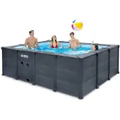 Intex Graphite gray panel pool set 4m x 3m x 1,24m I