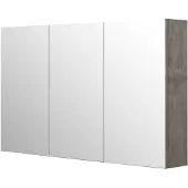 Aquazuro Spiegelkast Napoli - Betongrijs - 120cm - Fsc-gecertificeerd Hout