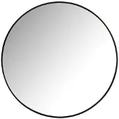 Aquazuro Klassieke Badkamerspiegel Napoli - Rond - Zwart - Ø50 Cm